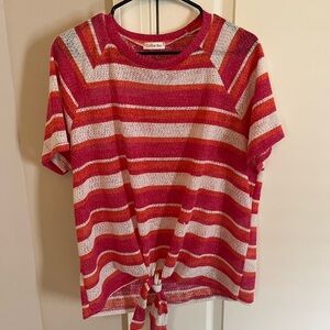 Cotton Blue Brand, Short Sleeve Women’s Sweater, Size Large